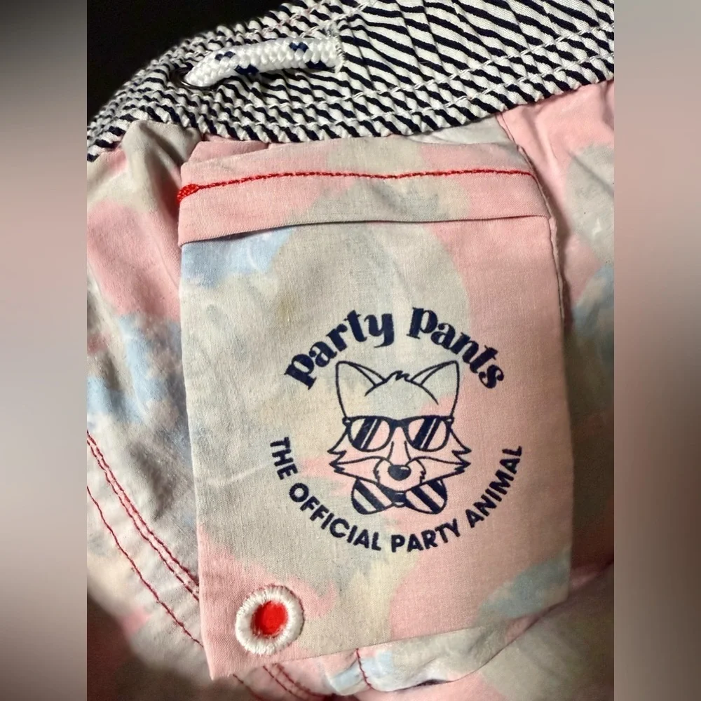 🪅Party Pants Red Yeti Swim Shorts